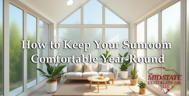 Efficient Sunroom Heating and Cooling Solutions | Mid-State